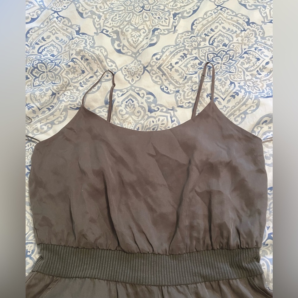 Anthropologie Hunter Green Jumpsuit